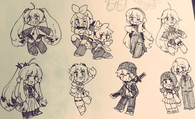 ボカロ描いた 