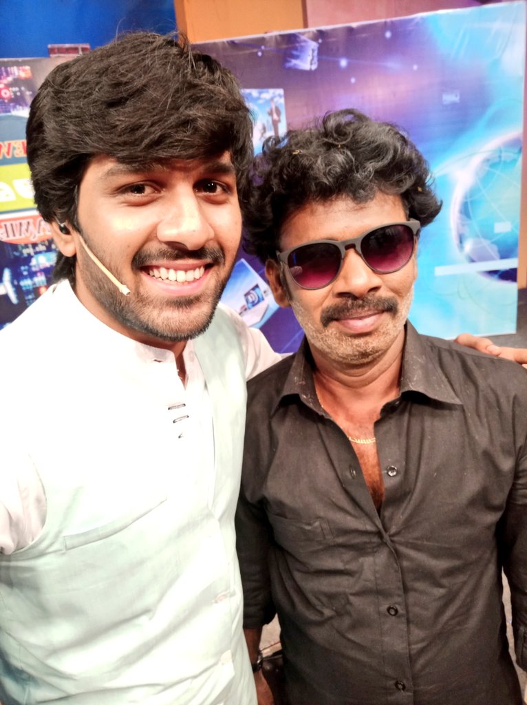vjpappu5's tweet photo. today of our #kpychampions #2pm @vijaytelevision #MustWatch 😊 &amp; #keep_supporting_me 😘😍 https://t.co/NrfrYlwpwJ