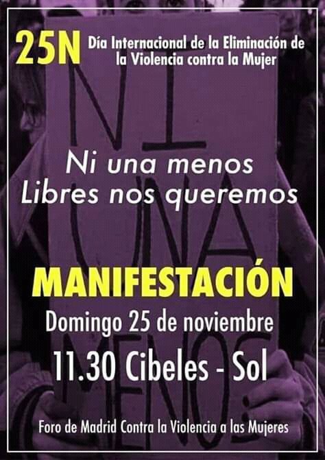 Hoy #25NFeminista salimos a la calle par gritar que #NosQueremosVivas que esa libertad nos la arrebata la #ViolenciaMachista y que acabaremos con el  #TerrorismoMachista saliendo a la calle desde #Leganés o desde alquier otro lugar. #SORORIDAD #LibresNosQueremos