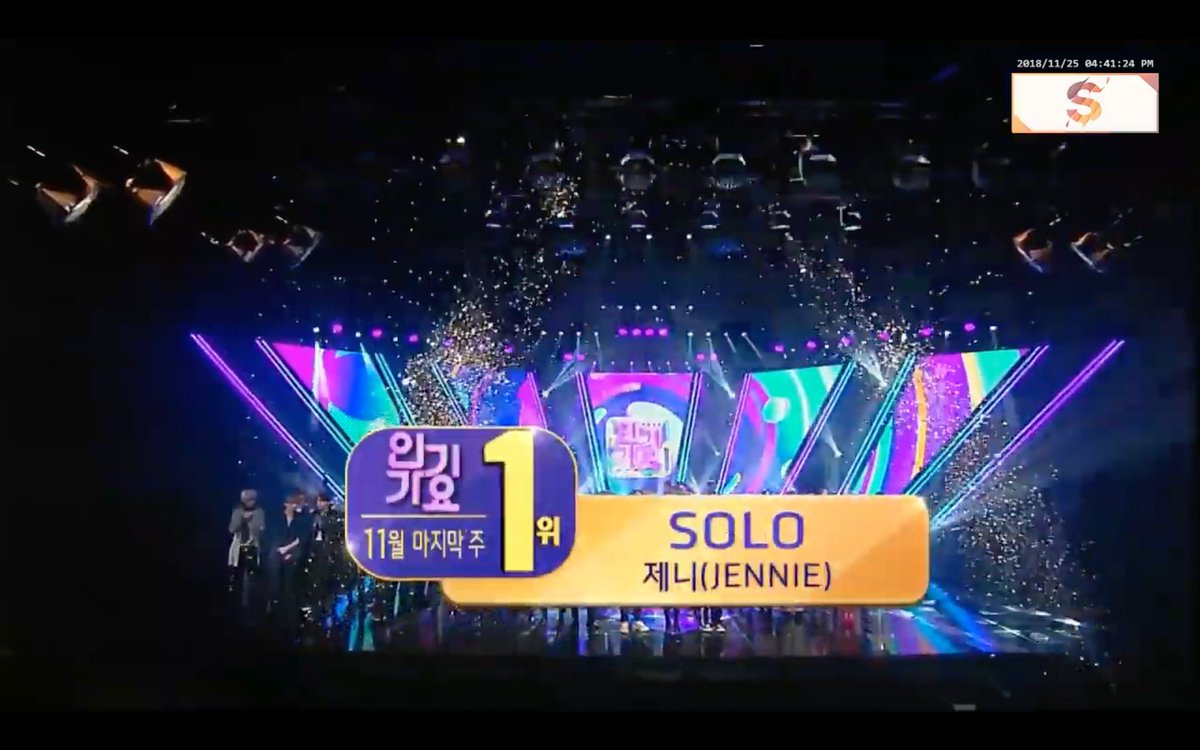 Spain_Kpop_'s tweet photo. [#INFO] #Jennie ha ganado hoy en Inkigayo con "SOLO" #Jennie1stWin #SOLO1stWin https://t.co/JYCMgekeUU