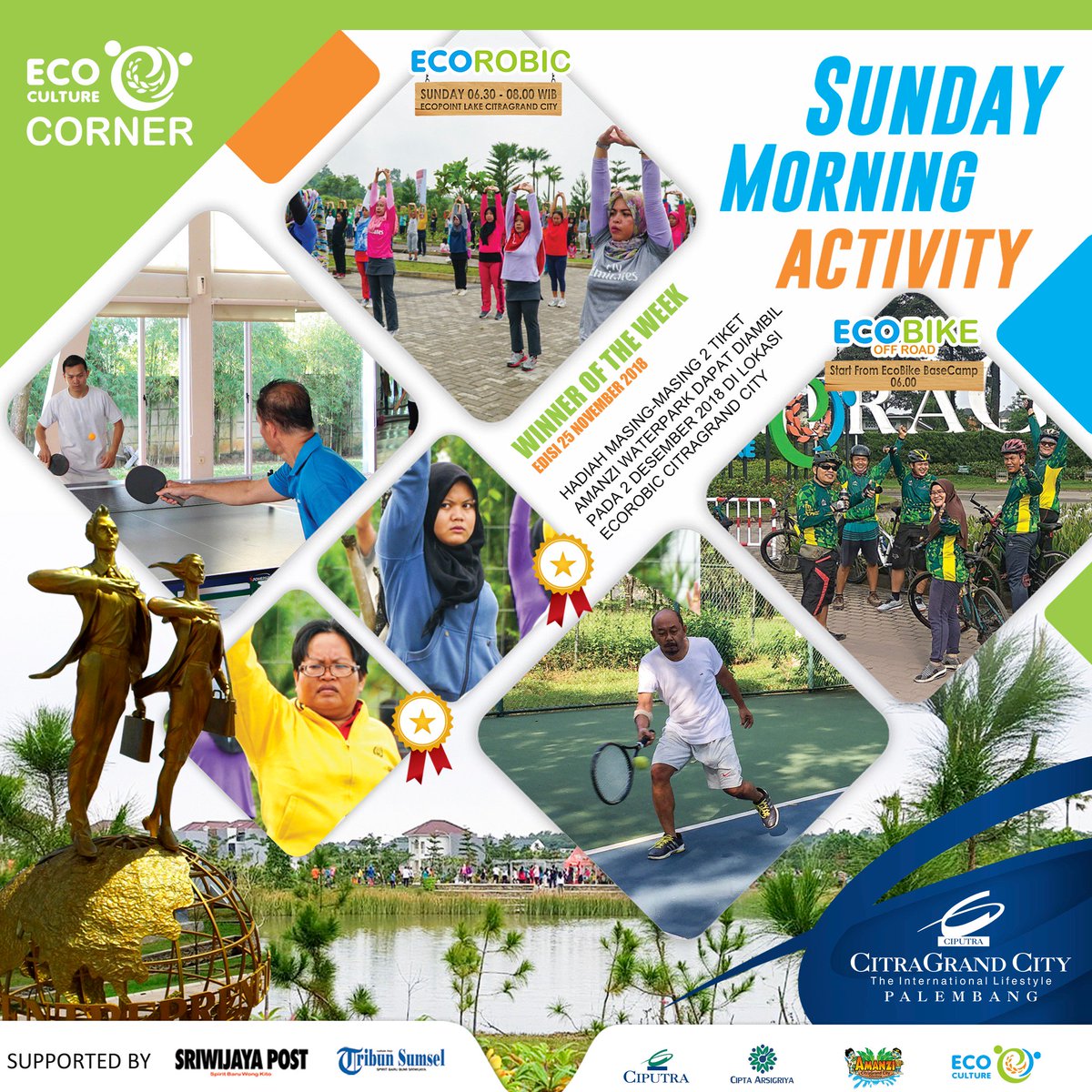 Ini dia pemenang EcoRobic edisi mingu ini, selamat ya :D