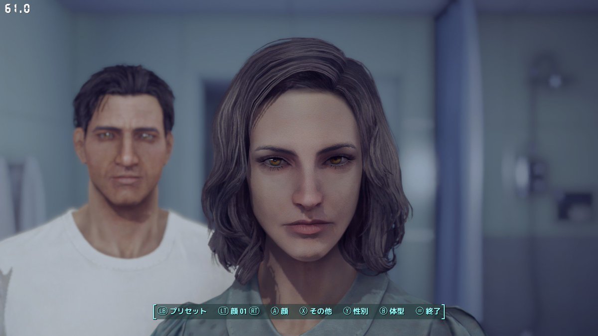 あdventurers 今日のフォールアウト４ ヴァニラのキャラクリのデフォはかなり完成度が高い Game Fallout4 2700x