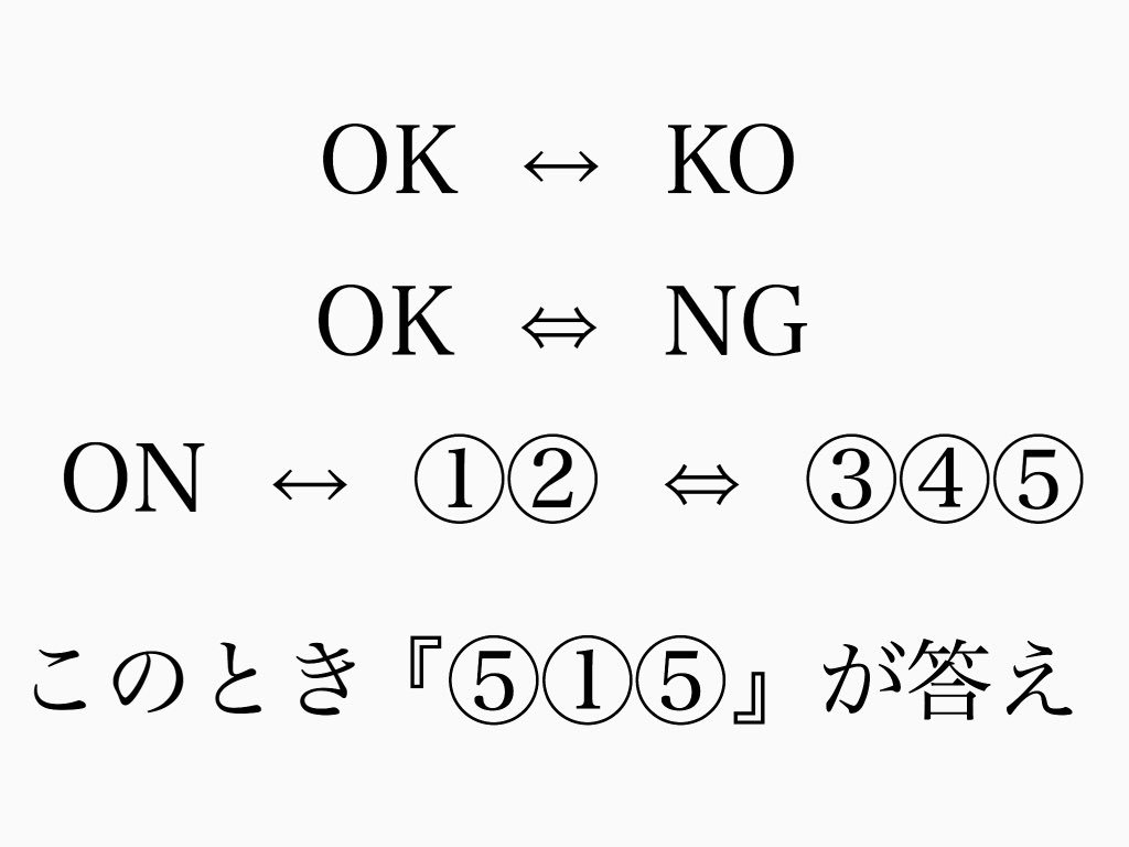 よくある謎解き出題中 初心者向け よくある謎解き 第4問 対になる言葉 基礎謎 解けたらrt 解けたらいいね