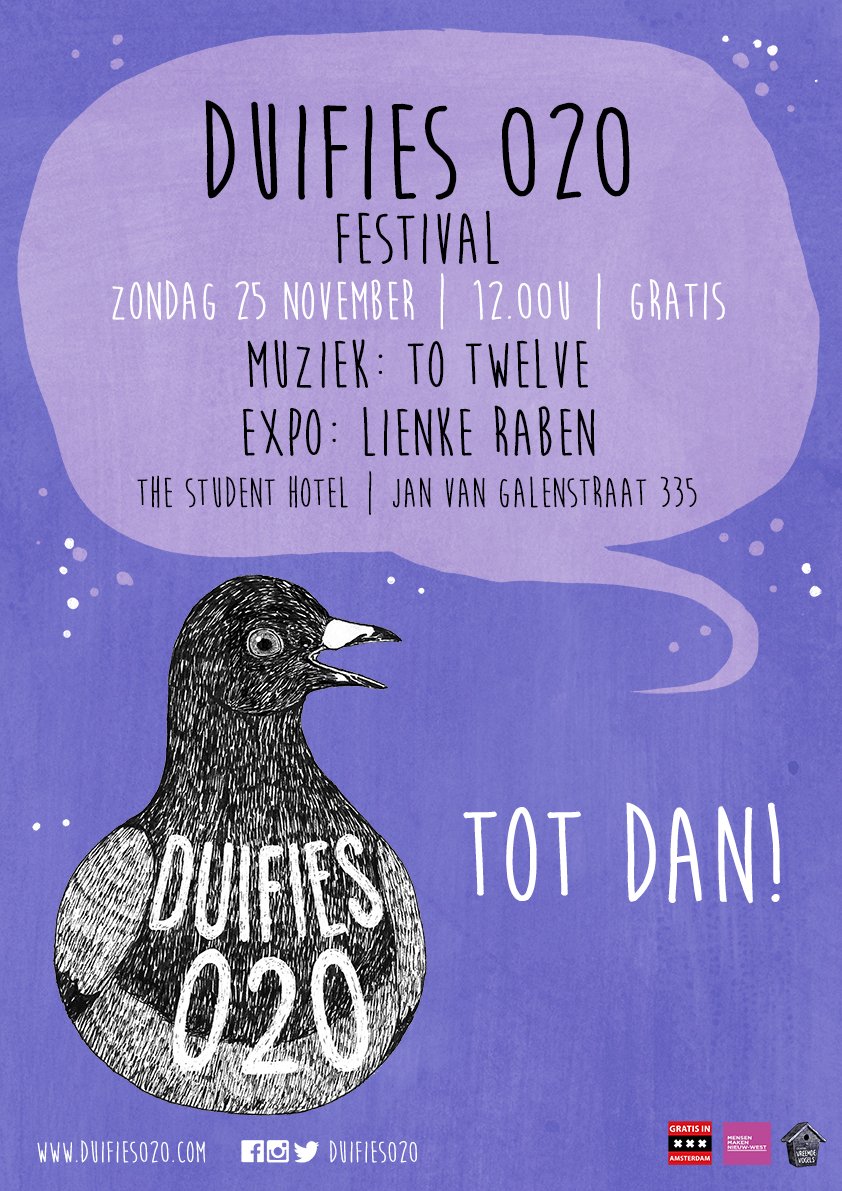 duifies020's tweet image. Tot straks met @ToTwelveMusic en @LienkeRaben bij @TheStudentHotel. Het is de laatste editie van dit jaar, dus mis het niet! #amsterdamnieuwwest #hotspot #festival #amsterdam