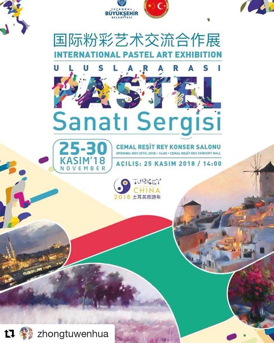 Çin’in önemli 10 sanatçısının eserlerinin de yer aldığı 'Uluslararası Pastel Sanatı Sergisi' Cemal Reşit Rey’de bugün 14.00' da açılıyor.
#çin #türkiyeturizm #pastel #pastelsanatı #sanat #sergi #uluslararası #cemalreşitreykonsersalonu