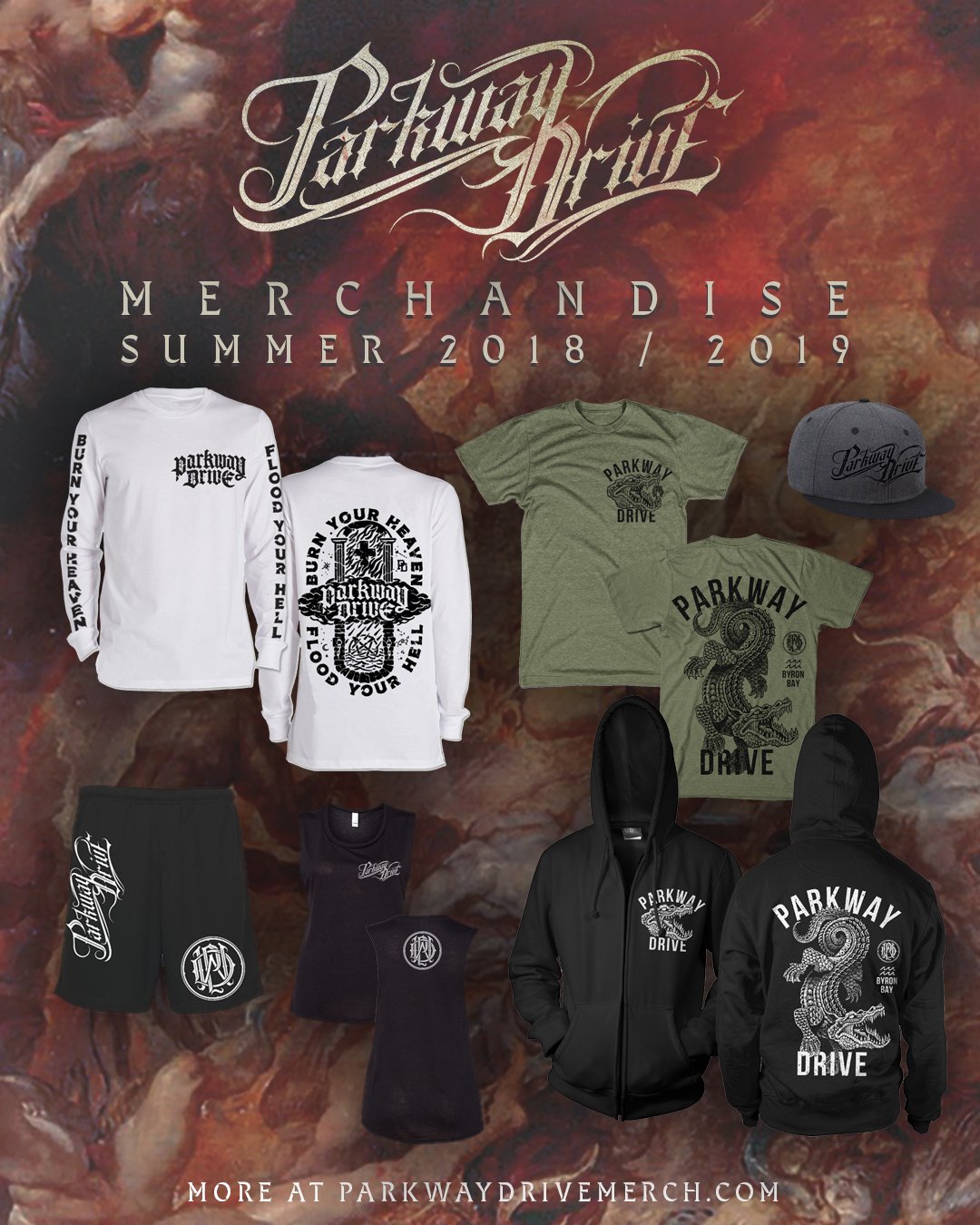 parkway drive merch uk