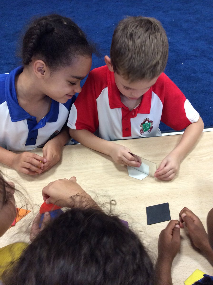 JPS_Year2's tweet photo. Which 2D shapes have a line of symmetry? Today #JPS2G are using mirrors to investigate! #jpsmaths https://t.co/AEA7kpSz84