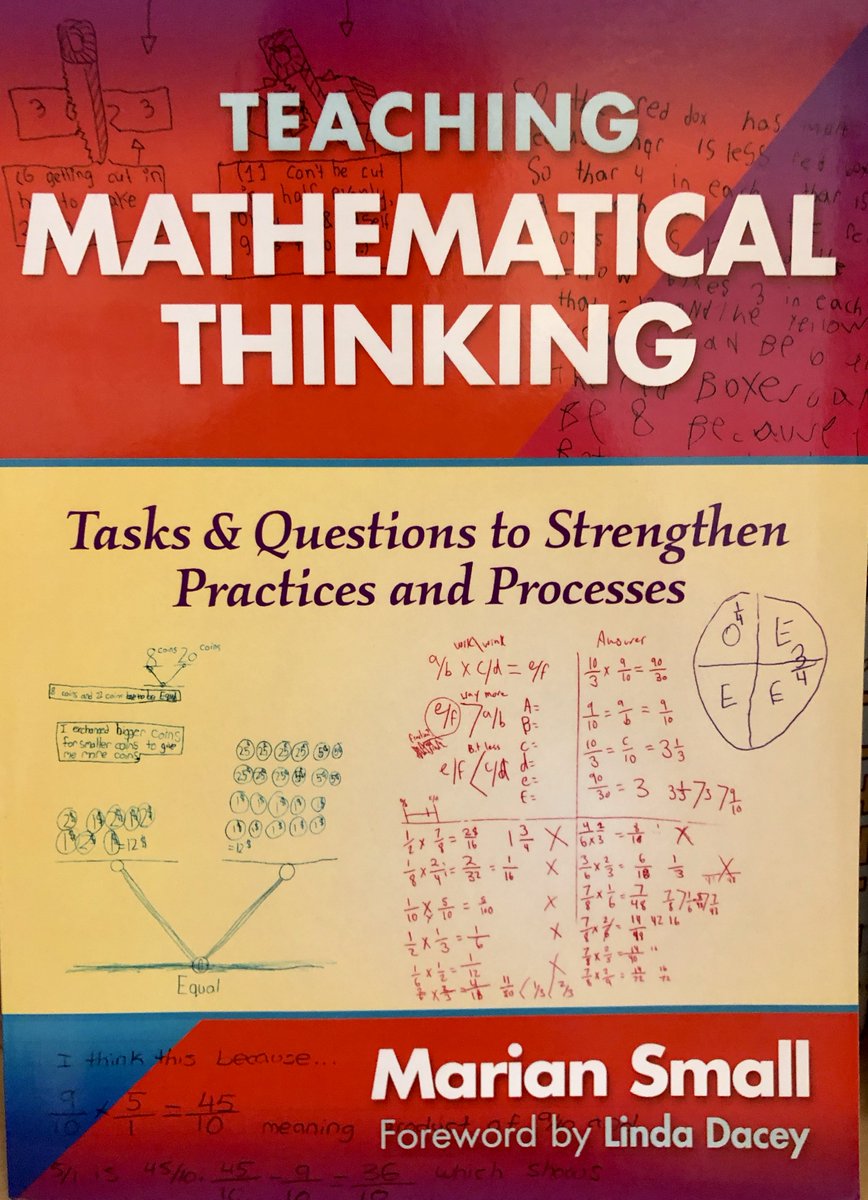 nomad_penguin's tweet photo. Thought-provoking examples to draw out particular aspects of mathematical thinking. #read2018 https://t.co/ZOscSOT3r6