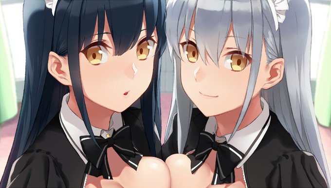 メイドさん描きました。よろしくおねがいします～
双子姉妹メイドのふでおろし【バイノーラル】/ミミックス 20%OFF 12/20まで https://t.co/gQWMZovbot #DLsite 