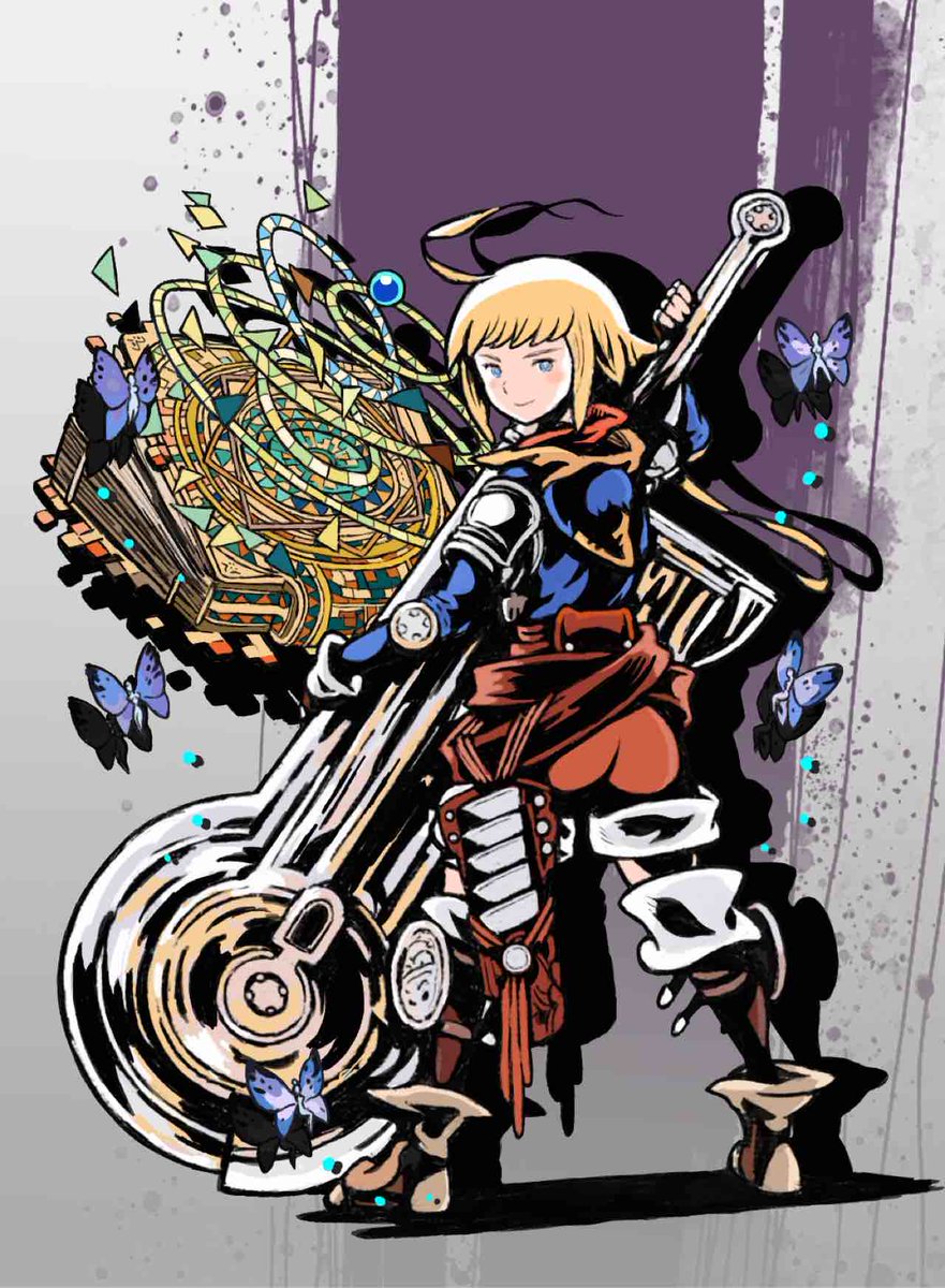 FFTCG_SQEX's tweet image. 昨日公開されました『Opus VIII』収録の描き下ろしアートにつきまして、改めてご紹介いたします。 まずは伊藤龍馬氏のマーシュから。 #FFTCG