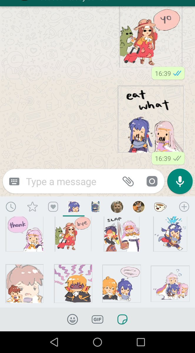 Garmmy On Twitter Just Discovered Custom Whatsapp Stickers