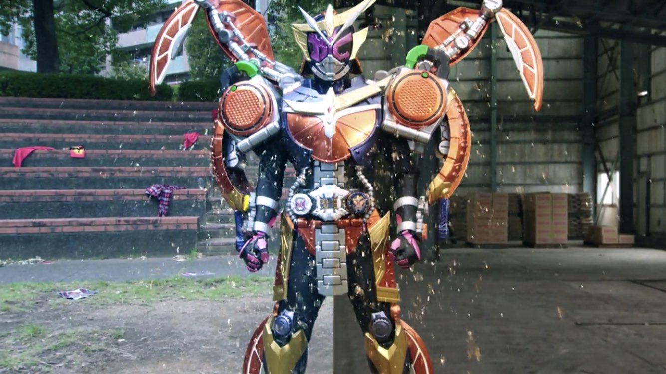 仮面ライダー画像bot 仮面ライダージオウ 鎧武アーマー T Co At9jkhlnz8 Twitter