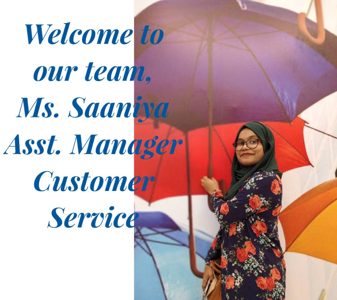 Adk Hospital Customer Relations Welcome To Our Team Ms Saaniya We Hope That You Will Enjoy Our Company And Be A Part Of This Challenging Team