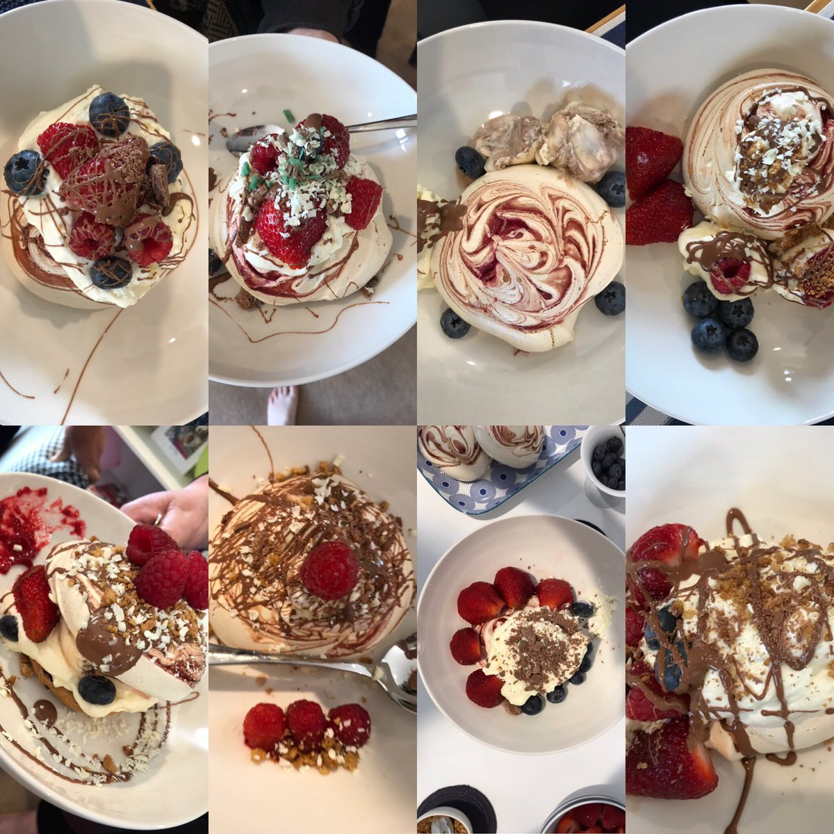 NicolaCLaurent's tweet photo. Set up a deconstructed #dessert bar for friends today and this was everyone’s first creation #glutenfree #artistic #masterchefinthemaking https://t.co/XY83qbbWfP