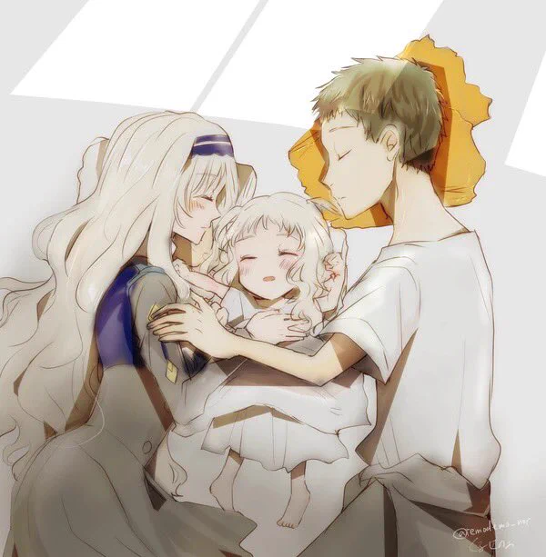 気に入ってるミツココのイラストを4点に絞るならこの辺かなぁ〜  とってもファミリー  #ダリフラ #ミツココ