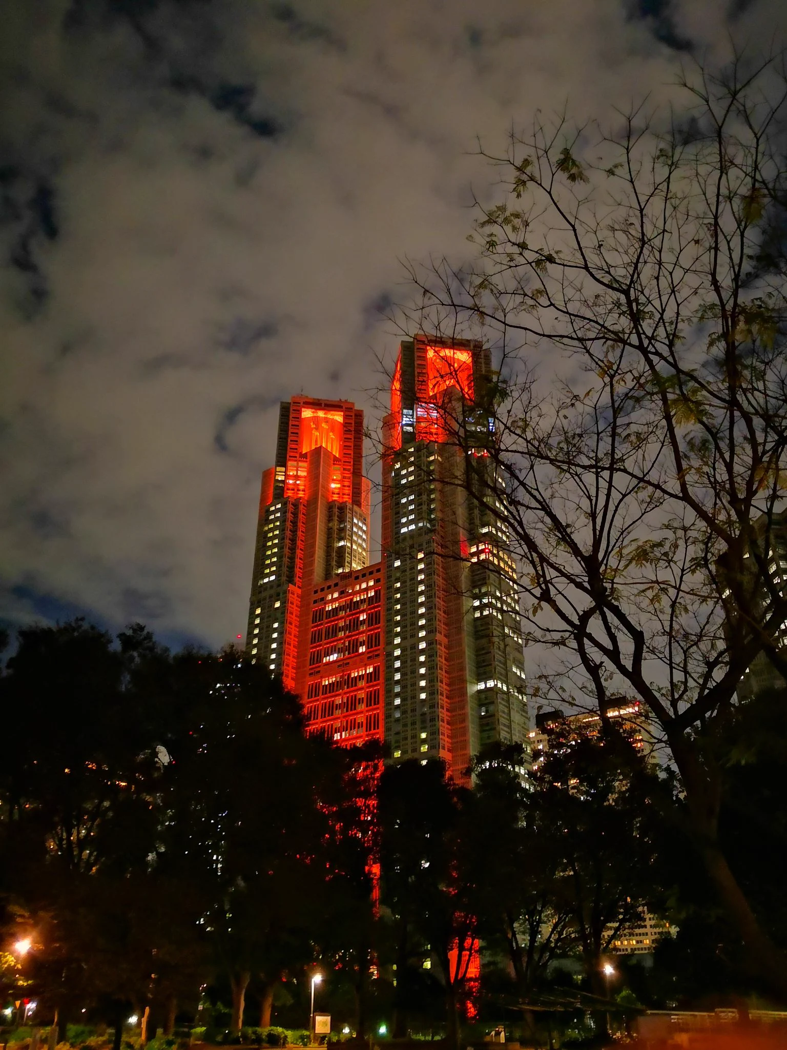 都庁の夜の顔ｗｗｗ「ここに魔王が……！」と思いたくなるｗｗｗ