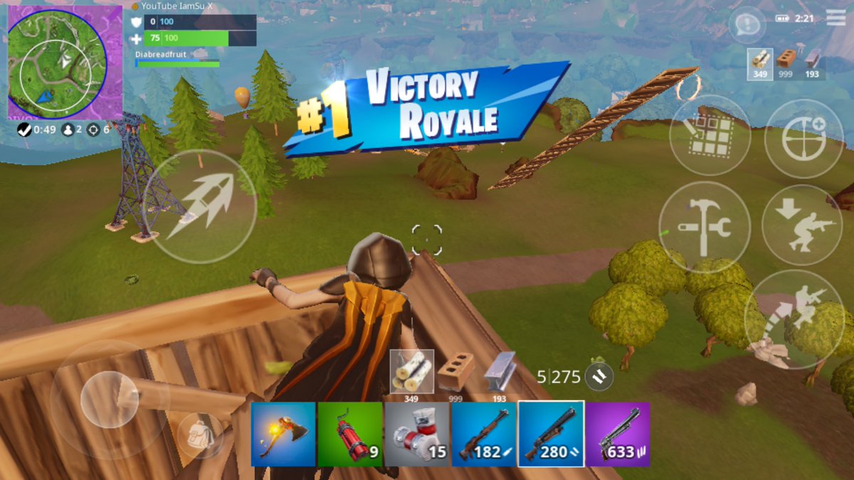 XIamsu's tweet photo. 🔴Easy dubs🔴 😝#WinnerWinnerChickenDinner #Fortnite #FortniteMobile https://t.co/PsiDn7y1lu