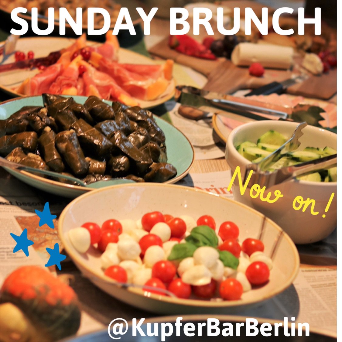 Gen_Berlin's tweet photo. 🍳🥓 SUNDAY BRUNCH 🥓🍳 TODAY from 10:00am until 3:00pm 🥐🥂 Kupfer Bar  Still only €13.30! After party starts at 3:00pm with DJ Christoph Deckert
.
.
#Generatorberlin #kupferbarberlin #genlove #genmitte #sundaybrunch #brunch #berlinbrunch #deggideckert #genfriends https://t.co/56oS4di1gw
