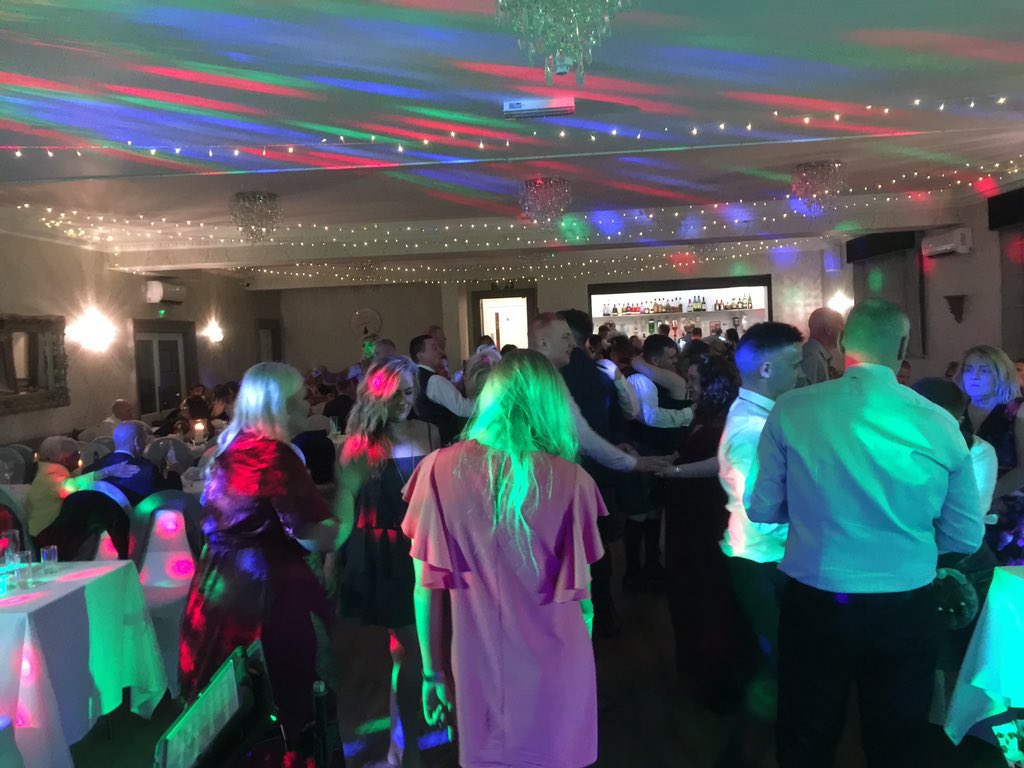 Great wedding <a href="/Inglewood_House/">Inglewood House</a> last night. Crowd were brilliant and danced all night!