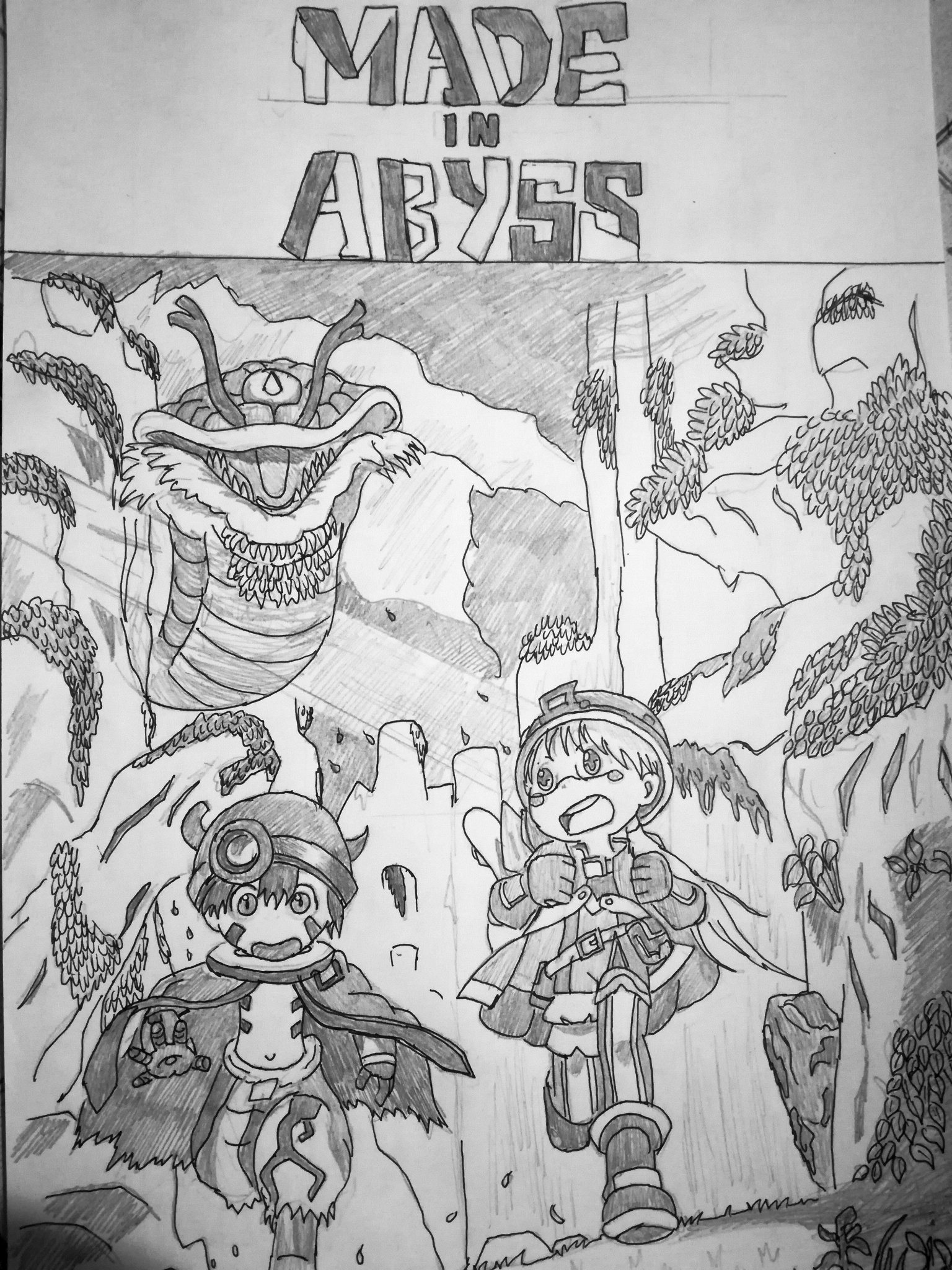 What was Reg trying to do in this panel? (Chapter 2) : r/MadeInAbyss