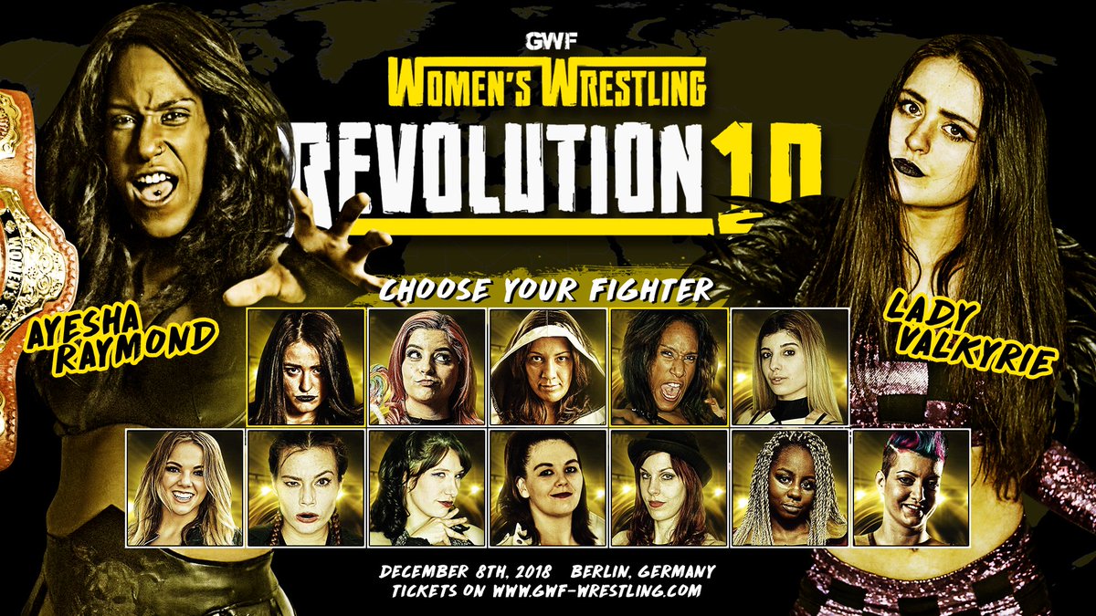 WeAreGWF's tweet photo. CHOOSE YOUR FIGHTER! A different take on #revolution10 - who do you choose? @amazonayesharay @Real_Valkyrie @katey_harvey @WesnaGWF @CFlossWrestler @Kelly_WP @Atomic_blondee @maddison131444 @chakarawrestler @Melzi87 https://t.co/hnUsoGmIYh https://t.co/op5ISyec9C