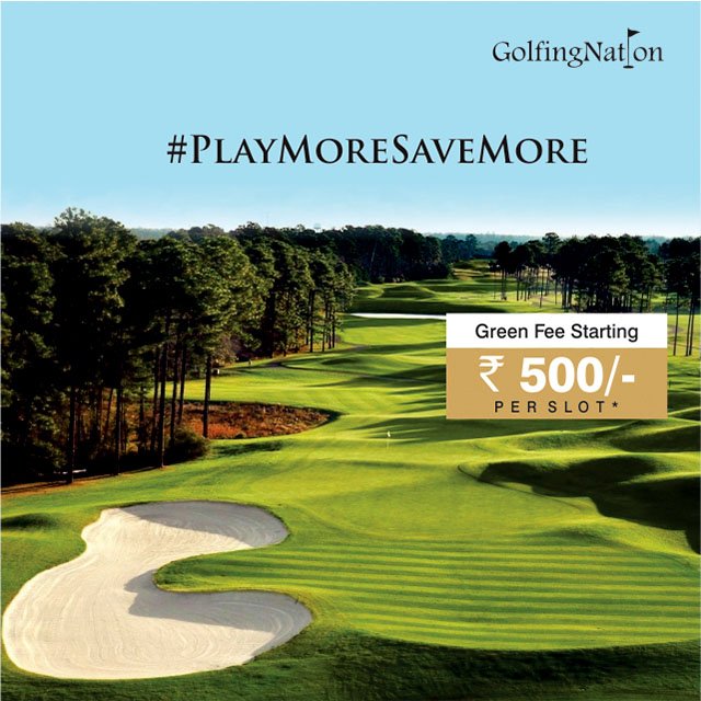 golfingnation's tweet image. #GolfingNation presents attractive discounts on Tee Time. Book your slots at various Golf Courses in Goa and Lucknow . Visit golfingnation.com.
#golfballs 
#golfclubsets 
#golfsimulator 
#golfbuddy