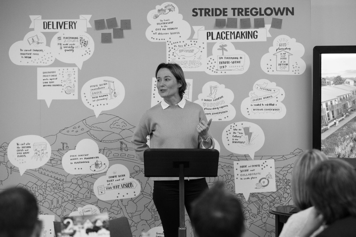StrideTreglown's tweet photo. 2 days to go: Can we solve the #housingcrisis AND #build great #places? @LouiseWyman from @HomesEngland says 'YES WE CAN!'
Are #largescale sites the answer? #masterplanner #masterthinker
#shapingfutureplaces #placemaking #booklaunch https://t.co/ZQTJecvttJ