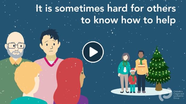 Christmas can be a difficult, lonely and emotional time for families facing childhood cancer. Watch our Christmas edition of #BeAChildCancerFriend to see how you can help. Let’s keep the kindness of Christmas alive for those who need it most ❤️  youtu.be/G5NiXBWHXjE