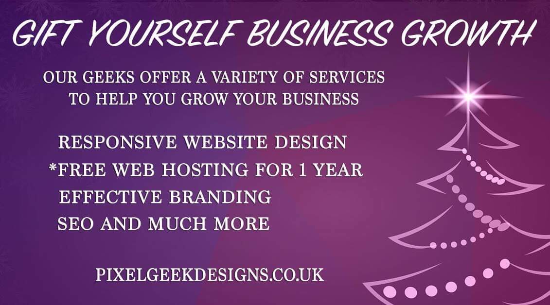 Give yourself the gift of business growth this season, our geeks can offer a variety of marketing services to help you! Find out more at pixelgeekdesigns.co.uk 🎁
#UKGiftHour #SundayMorning