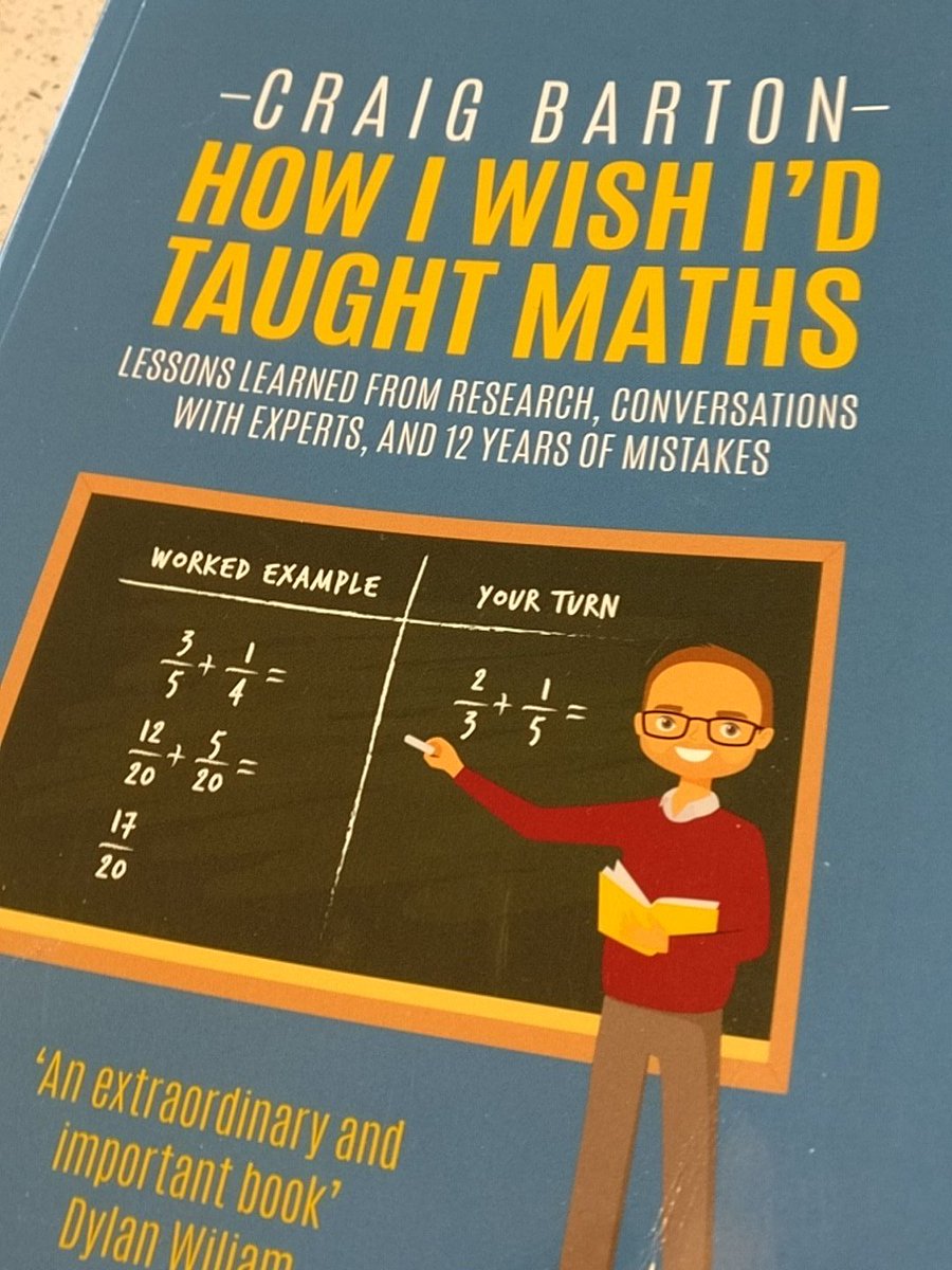 SpaghettiMaths's tweet photo. Brilliant, but published 25 years too late!! Highly recommended.  Thanks @mrbartonmaths https://t.co/huFX22gU2c