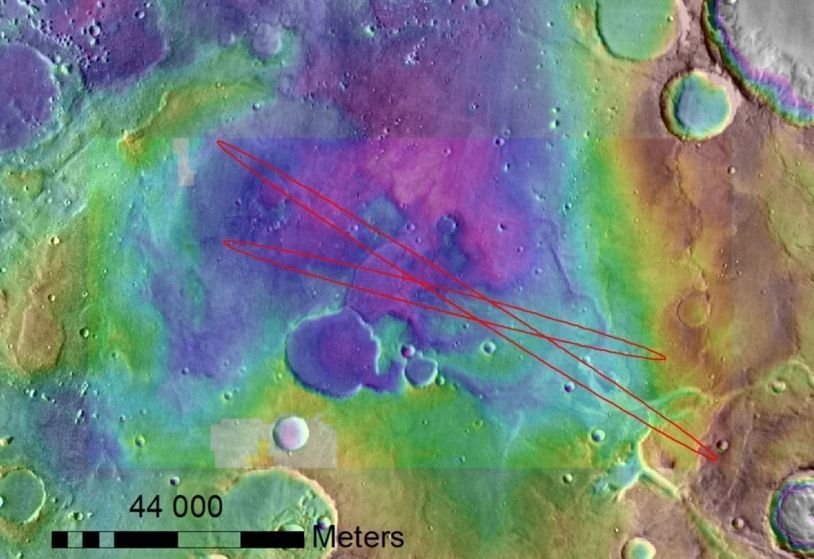 CNES's tweet photo. #Mars La mission ExoMars 2020, menée par l’@esa en coopération avec @roscosmos, s'est trouvée un site d'atterrissage : ce sera Oxia Planum https://t.co/buEmIfMzYE https://t.co/iBS0vOMwlQ