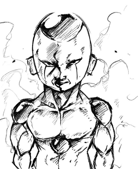 なんとなくフリーザ描いた 