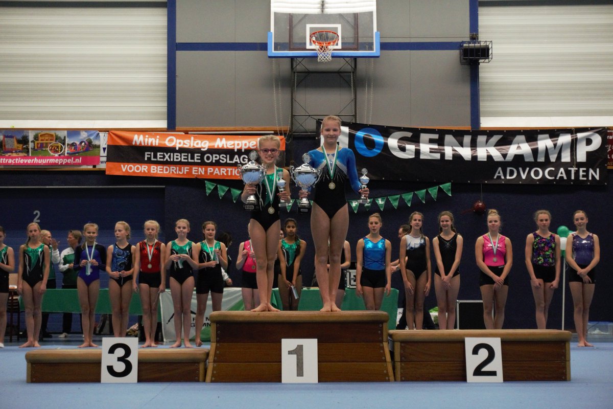 Bij de meisjes onder 12 jaar is Dilara van Dijk verrassend Clubkampioen #turnen geworden! Britt Jansen die dit jaar NL kampioen werd, prolongeerde haar titel en ging net als vorig jaar met de titel naar huis.