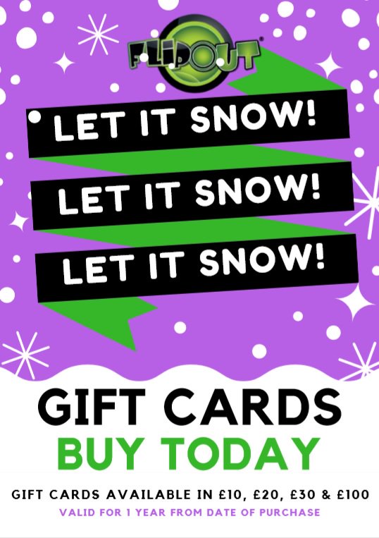 Stuck for Christmas presents inspiration?

Know someone that just LOVES flipping out in our park?

Why not buy them a Flip Out Doncaster gift voucher – they can come in and have a bounce (or more than one!) on you! 

#GiftVouchers #GiftInspo #Doncaster #DoncasterIsGreat