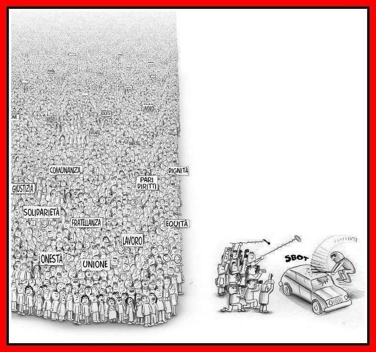 GMenard01's tweet photo. Le traitement médiatique des #GiletsJaunes est bien résumé par ce célèbre dessin : https://t.co/otF11XhnCu