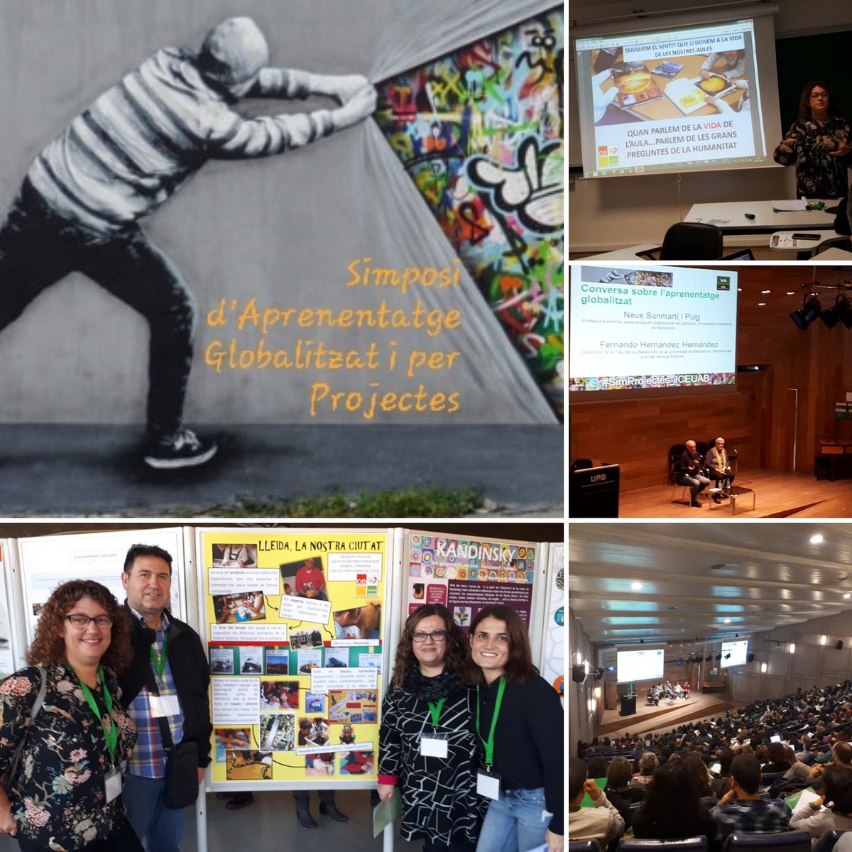 SantaAnnaLleida's tweet photo. Simposi d'Aprenentatge Globalitzat i per Projectes #simprojectes_iceuab @SimPro_ICEUAB @SimPro_ICEUAB
Hem presentat la comunicació d'un Projecte d'aula d'Educació Infantil i un pòster d'experiències d'un Projecte d'escola d'Infantil i Primària. https://t.co/QSnhTZOhaL