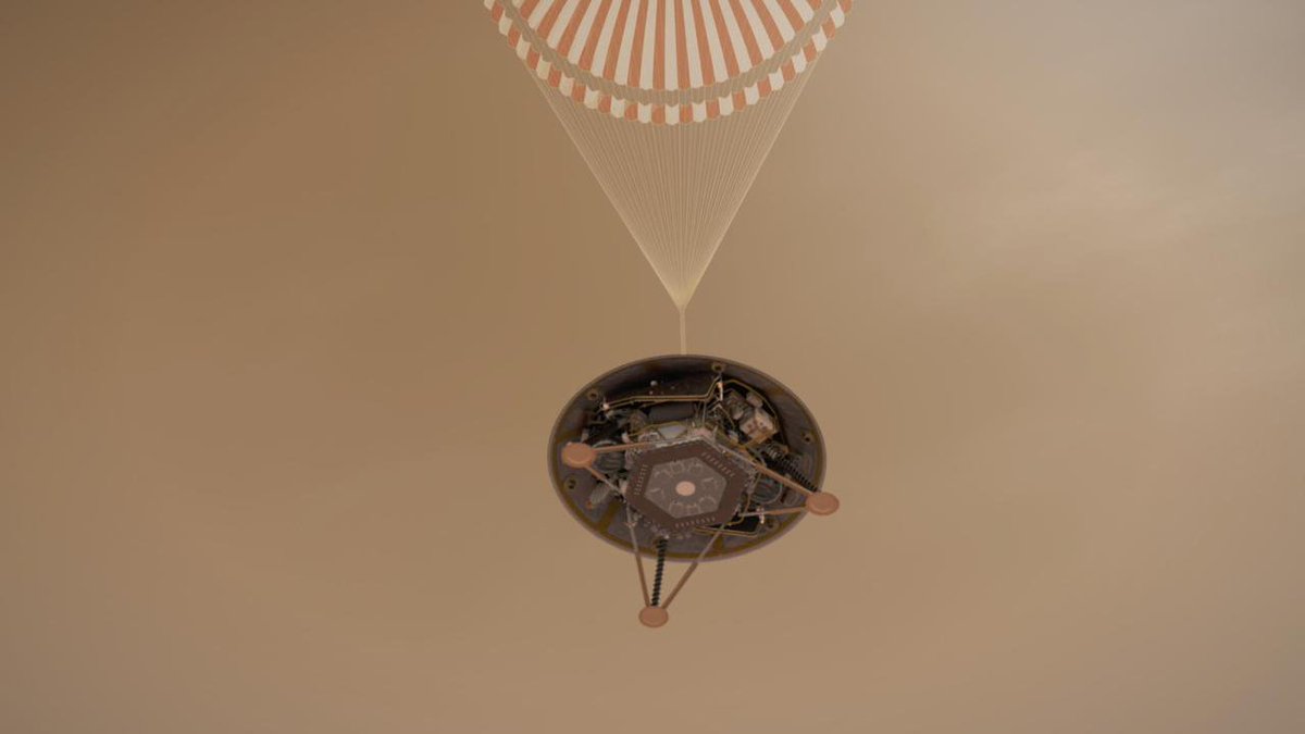 Nov 26, 2011 🚀 I launched
Nov 26, 2018 🔴 InSight lands
                
I couldn't ask for a better sol mate, <a href="/NASAInSight/">NASA InSight</a>! Looking forward to your #MarsLanding and all the discovery yet to come. mars.nasa.gov/InSight