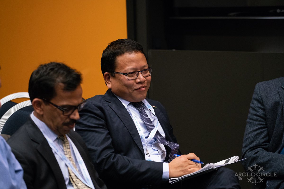 arcticcircleorg's tweet photo. "In order to achieve prosperity in the future for the Third Pole region, two potential pathways need to be integrated: large-scale sustainable development investment with regional cooperation AND bottom-up investment with local and regional cooperation" Eddy Moors #ACA2018 https://t.co/tm7ePoniAO