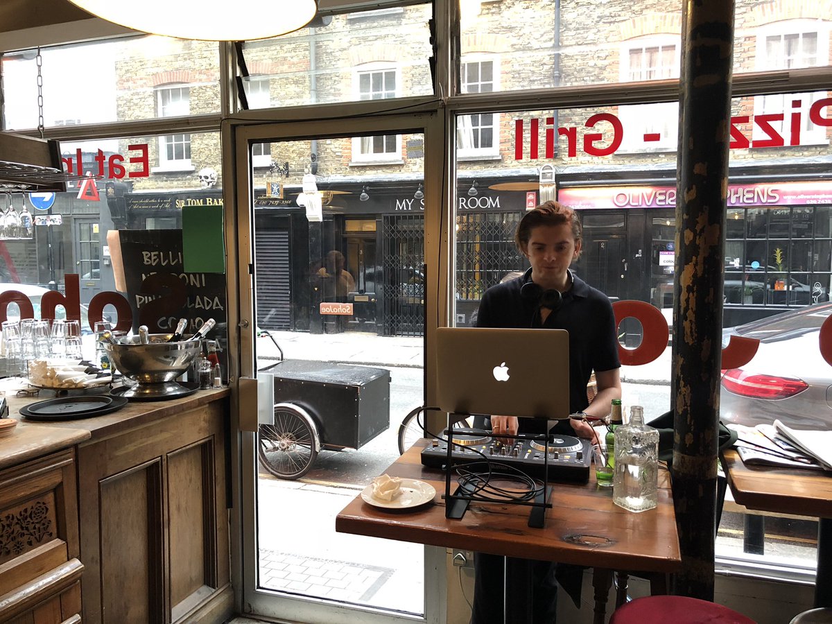 #Soho at its best. Big breakfast and great music. 🎧 🎵 <a href="/sohojoeuk/">Soho Joe - We're Back</a>
