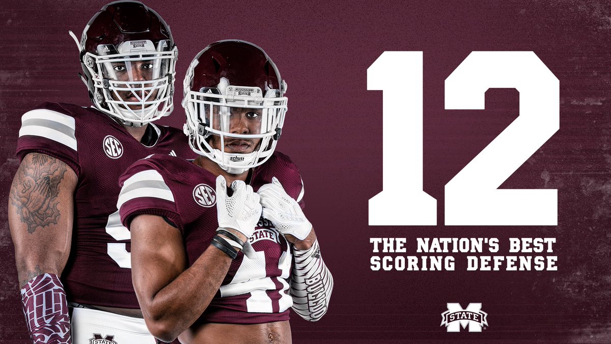📍#StarkVegas 

Home of the nation’s BEST scoring defense during the regular season. (12.0 points per game allowed).

#HailState🐶