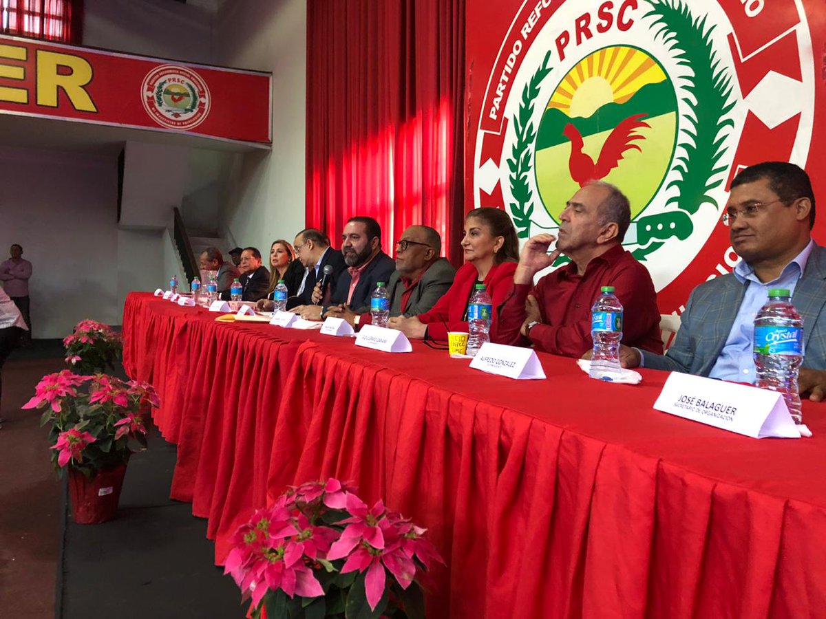 PartidoPRSC's tweet photo. A casa llena inicia con éxito la Reunión de la Comisión Ejecutiva PRSC #CEPRSC #PRSCDecide https://t.co/P3uciXDLPH