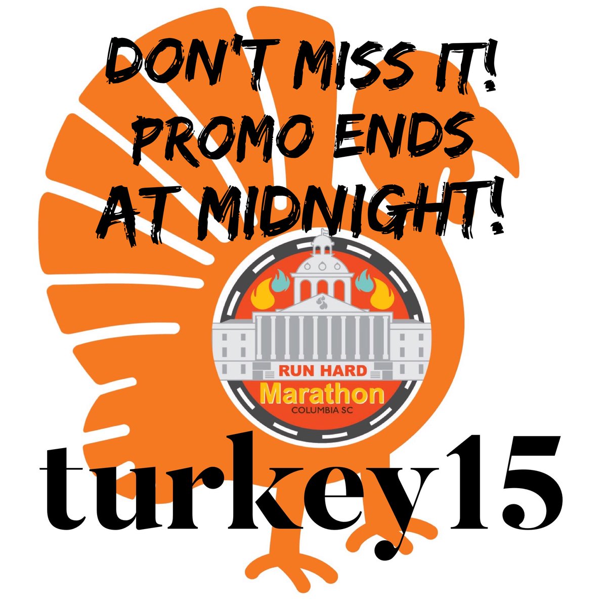 LexingtonHalf's tweet photo. Run the Columbia Marathon, Half or Relay. Promo code: turkey15 for 15% OFF ALL RACES expires at midnight! 

https://t.co/QPKl3gxMt3 https://t.co/6y8vgu7QDd