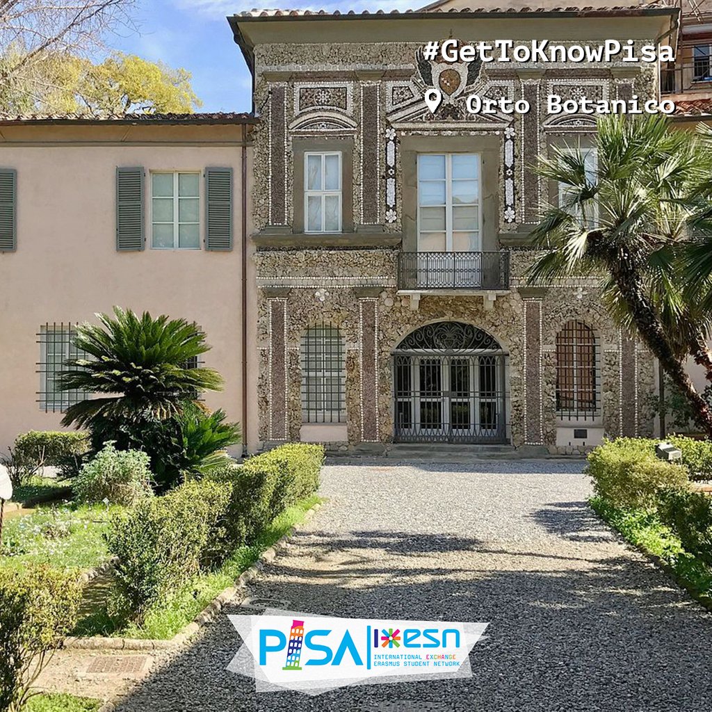 ESNPisa's tweet photo. The Academic Botanic Garden ๐. You can walk into a relevant herbarium of about 300'000 species. The Botany institute's facade is decorated with seashells.
The entrance is free for university student. ๐
#ESNPisa #ESN #ErasmusPisa #GetToKnow #GetToKnowPisa #ErasmusForCulture https://t.co/wmzz51D3SW