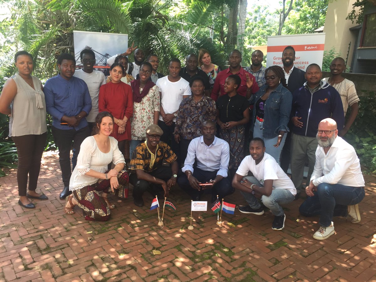 AnjaRoymans's tweet photo. Wrapping up our @OrangeCorners first regional Training of Trainers for Incubators from Kenya, Somalia and Tanzania. @EntHubKenya : "Get out of your comfort zone and step up!!!" @NLinKenya Looking forward to see you all again in a few months. https://t.co/ARxUOjYH4a