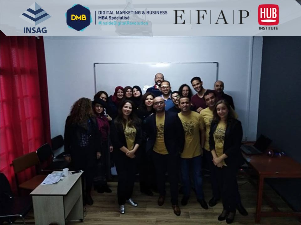 INSAGAlgerie's tweet photo. Retour en images sur la super Masterclass de l'#Insag #MBADMB avec les dembiens d'Alger
#Formation_digital #insag #efap #etransfo #Transfo_num https://t.co/qm8CuwHrcq