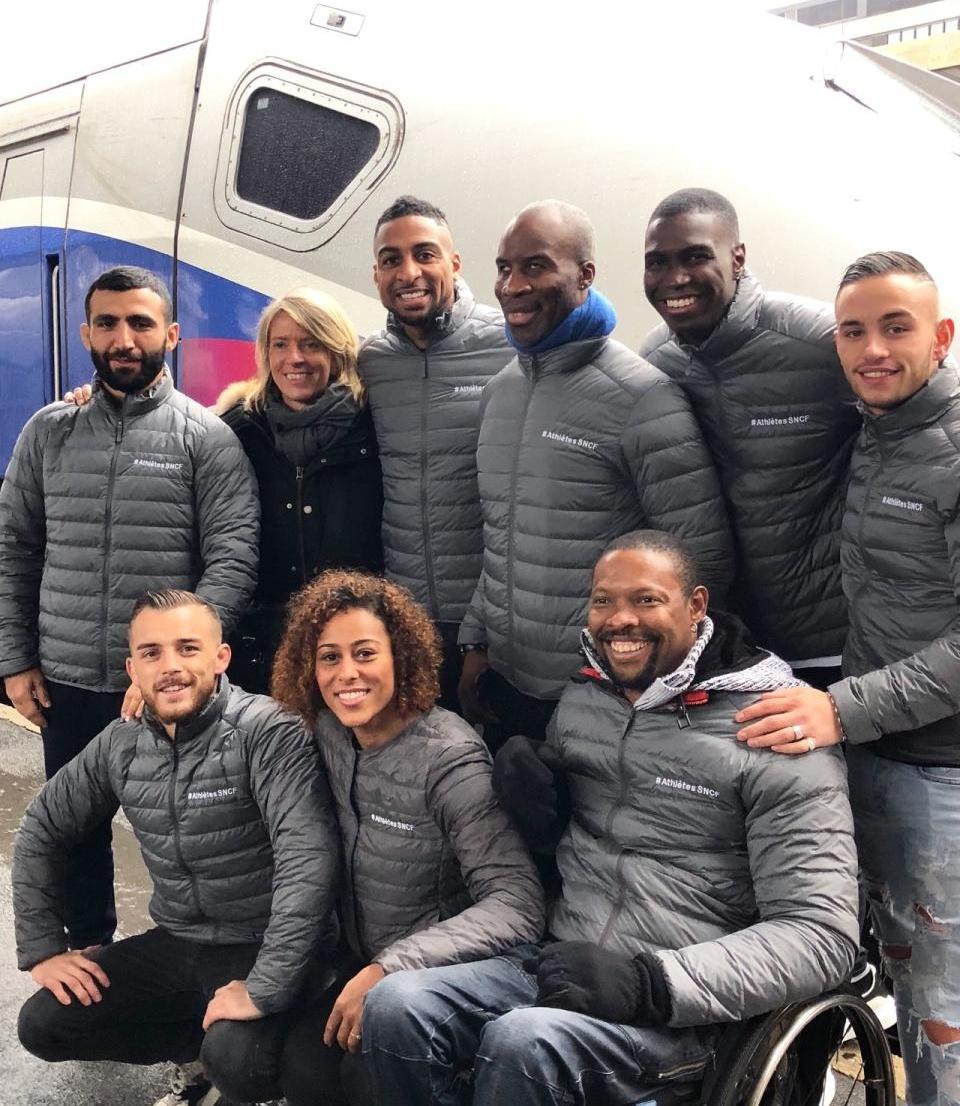 haroldcorrea88's tweet photo. @groupeSNCF, transporteur officiel des @EtoilesduSport : c’est parti pour l’édition 2018 ! #athletessncf #tgv https://t.co/vtWDgOAOBd