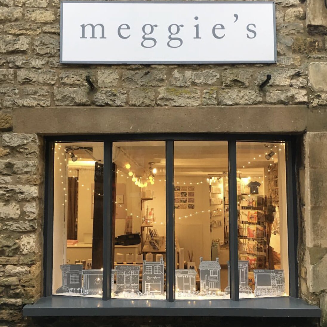 Take a look at the tiny High St created by <a href="/hannahcromwell_/">Hannah Cromwell</a> for <a href="/shopmeggies/">meggie's</a> Christmas window &amp; you will find a mini <a href="/shopforchildren/">Spotty Herberts</a> with 7 other Indie shops. Amazing, so happy to be ‘on her street’ 💗 Visit Meggies in Stow on the Wold, it’s firmly on my list 🎁 #shopsmall