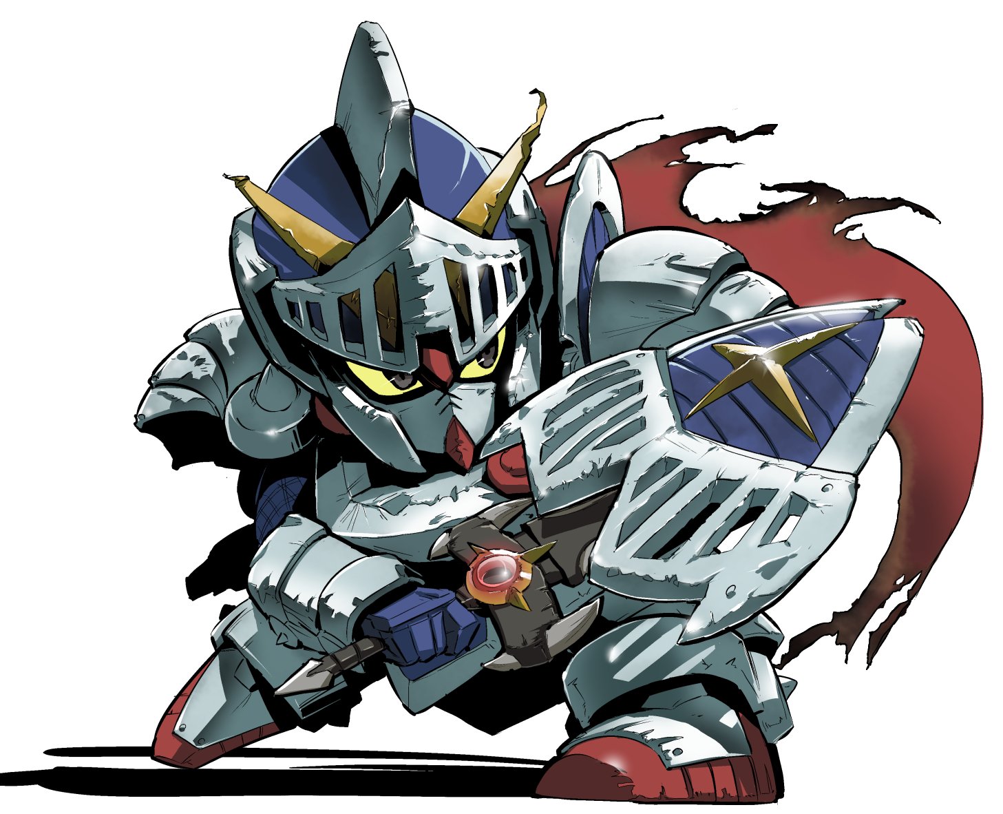 もやし 比較的最近描いた騎士ガンダムで心を清める かっこいい かっこいいぞ そもそも年月なんて関係ない 君は 不変のかっこ良さだ T Co X3k99wivkk Twitter
