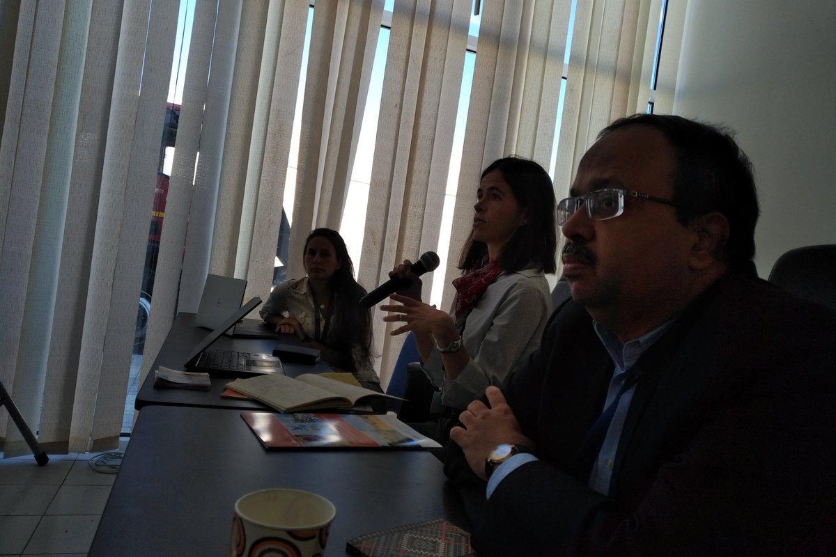 mccordonier's tweet photo. Congrats Tara Dawn Atleo, Indigenous CEO &amp; UWaterloo SEED PhD Candidate - sharing research &amp; voice w @EgyptCOP14 to a full house thru @BlgInitiative - brilliant! Thanks to @intsustainlaw @SEEDWaterloo @SwedBio @UNDP @SDGTreaties @envwaterloo @SDSNCanada @CEENRG @SSHRC_CRSH https://t.co/fsHkg143Dz