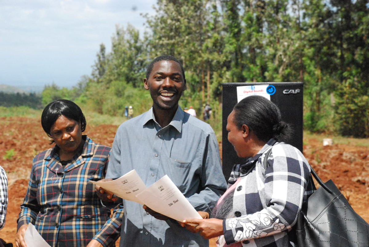 Title giving at Broad borders housing cooperative.....we promise..we deliver